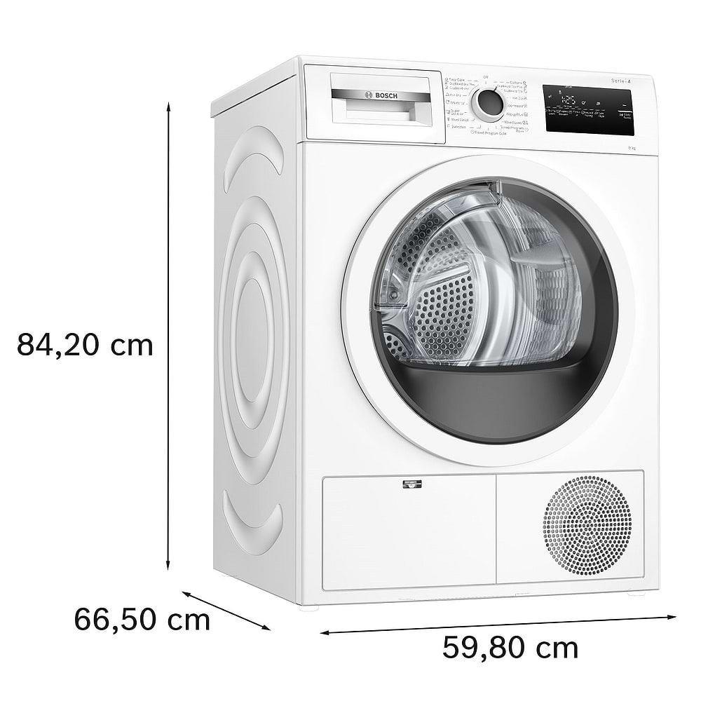 מק״ט מוצר  - מייבש כביסה בוש 8 קילו דגם Bosch WTN85203IL קונדנסור