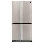 מקרר ‏572 ‏ליטר Sharp SJ8950BS שארפ 4 דלתות מקפיא אפור בהיר