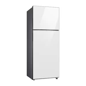 מקרר ‏470 ‏ליטר Samsung BESPOKE RT48CB6626WH ‏מקפיא עליון סמסונג | זכוכית לבנה