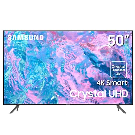 טלוויזיה 50 אינץ סמסונג דגם UE50CU7000 חכמה SAMSUNG 4K שנת 2024 יבואן רשמי סמליין