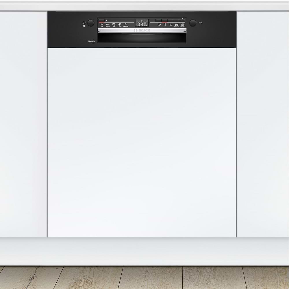 מדיח כלים בוש חצי אינטגראלי Bosch SMI2ITB33E פאנל שחור