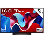 טלוויזיה 48 אינץ LG 48 OLED evo C4 דגם OLED48C46LA יבואן רשמי
