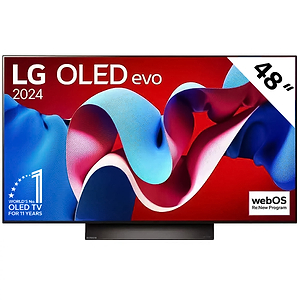טלוויזיה 48 אינץ LG 48 OLED evo C4 דגם OLED48C46LA יבואן רשמי