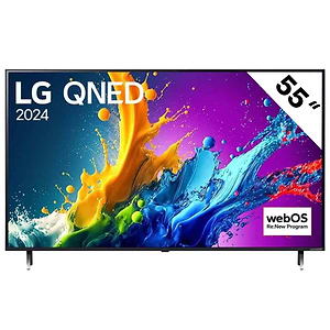 טלוויזיה 55 אינץ LG 55 QNED80 דגם 55QNED80T6B יבואן רשמי