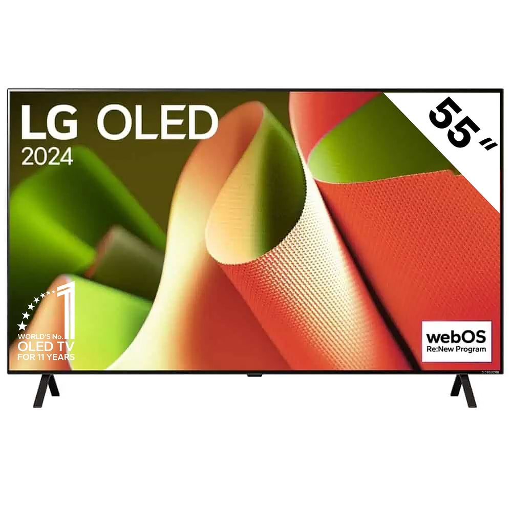 טלוויזיה 55 אינץ LG OLED B4 דגם OLED55B46LA חכמה 4K 120hz עם בינה מלאכותית ו3 שנות אחריות מלאות יבואן רשמי ח.י אלקטרוניקה