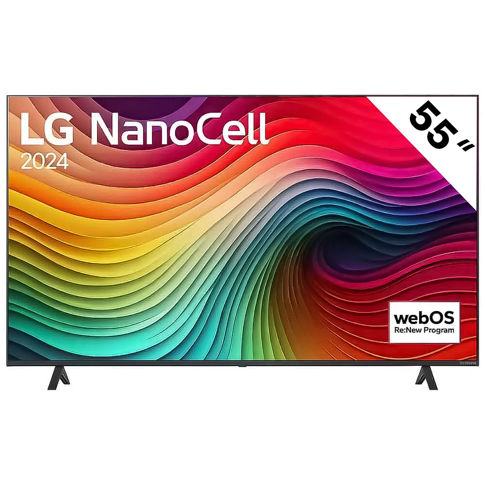 טלוויזיה 55 אינץ LG 55 NanoCell Nano81 דגם 55NANO81T6A יבואן רשמי
