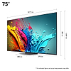 טלוויזיה 75 אינץ LG דגם 75QNED86T6A חכמה מסדרת QNED 4K 120Hz עם בינה מלאכותית יבואן רשמי ח.י אלקטרוניקה
