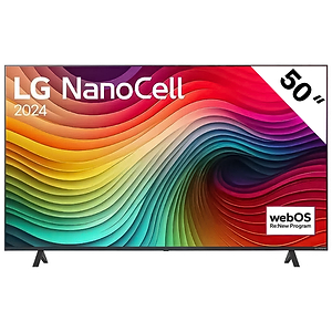 טלוויזיה 50 אינץ LG 50 NanoCell Nano81 דגם 50NANO81T6A יבואן רשמי