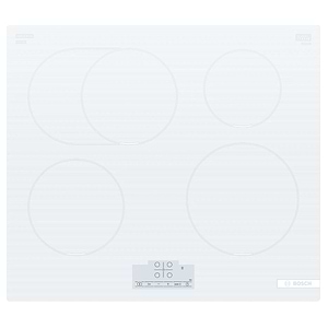 כיריים אינדוקציה בוש דגם PIF612BB1E סדרה 6 BOSCH עוצמתיות 7400 וואט תלת פאזי צבע לבן
