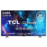 טלוויזיה 65 אינץ TCL 65C655 חכמה Google TV QLED UHD 4K יבואן רשמי