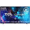 טלוויזיה 98 אינץ TCL 98C655 חכמה Google TV QLED UHD 4K יבואן רשמי