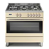 תנור משולב כיריים 90 ס”מ סאוטר דגם Sauter SOC9035CR גימור קרם