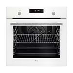 תנור AEG פירוליטי בילד אין בנוי BPE255636W גימור לבן תוצרת גרמניה