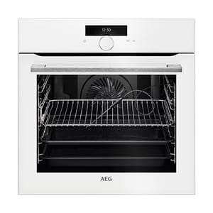 תנור בילד אין פירוליטי AEG דגם BPK294733W גימור לבן תוצרת גרמניה