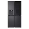 מוצרי חשמל - מקרר 4 דלתות LG דגם GR-930BINS‏ בנפח של 842 ליטר ‏‏מקפיא תחתון עם קיוסק בגימור נירוסטה מושחרת