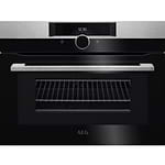תנור בילד אין משולב מיקרוגל AEG דגם KMK965000M גימור נירוסטה