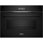 תנור בנוי משולב מיקרוגל סימנס SIEMENS CM724G1B1 גימור שחור תוצרת גרמניה
