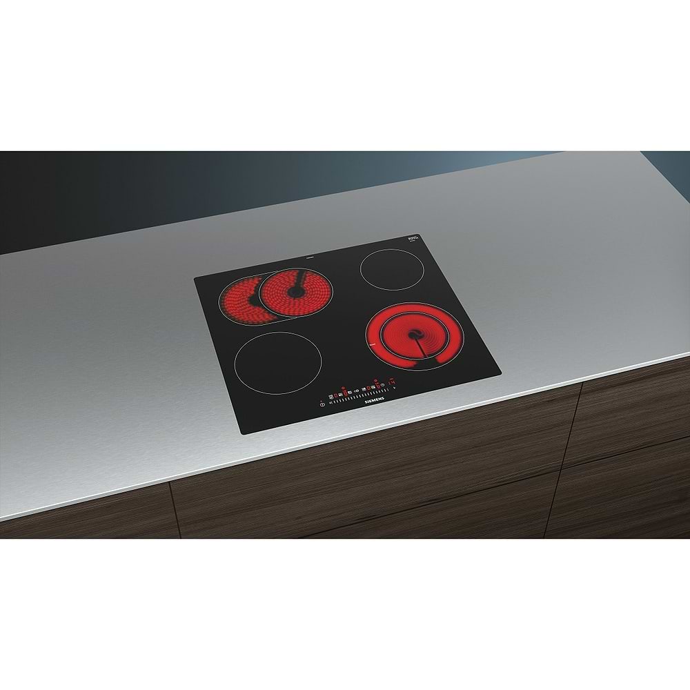 כיריים - כיריים קרמיות סימנס SIEMENS ET601FNP1E גימור שחור תוצרת גרמניה