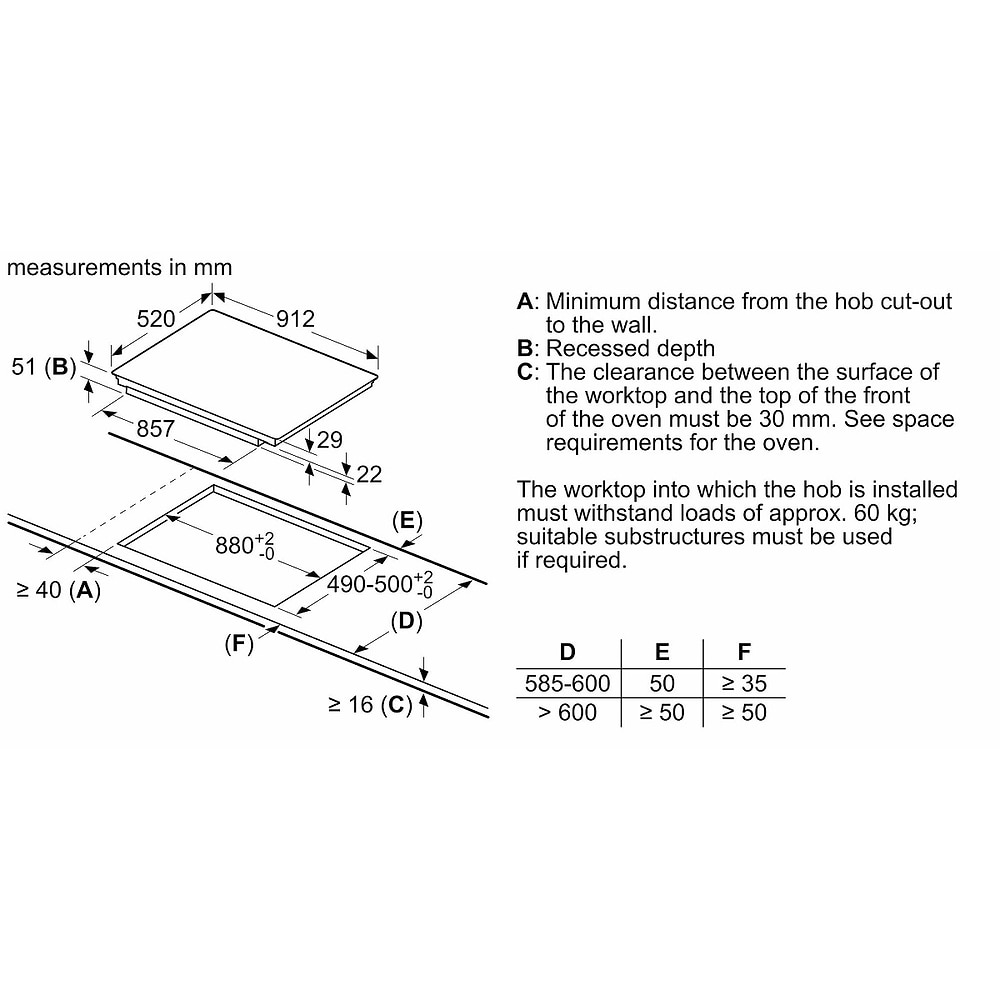 כיריים אינדוקציה 90 ס”מ סימנס SIEMENS EX975LVC1E גימור שחור - 6799₪