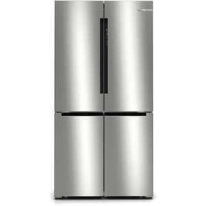 מקרר 4 דלתות בוש BOSCH KFN96VPEA מקפיא תחתון גימור נירוסטה