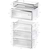 מק״ט מוצר  - מקרר בוש מקפיא תחתון Bosch KGN49LBCF גימור שחור 70 ס”מ