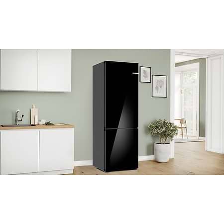 מקרר בוש מקפיא תחתון Bosch KGN49LBCF גימור שחור 70 ס”מ - 10990₪