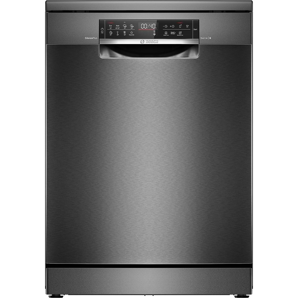 מדיח כלים רחב Bosch SMS6ECC12E בוש נירוסטה מושחרת תוצרת גרמניה