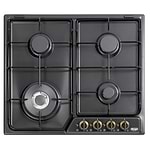 כיריים גז דלונגי Delonghi NDG64AN גימור שחור