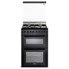 תנור דו תאי משולב דלונגי Delonghi DCS12EDN גימור שחור
