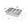 כיריים גז דלונגי Delonghi NDG70X גימור נירוסטה - 990₪