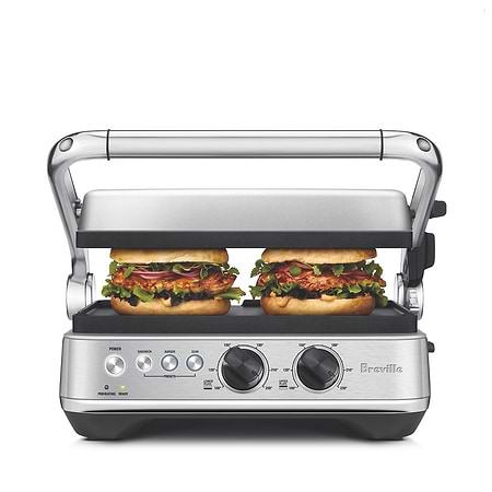טוסטרים - טוסטר גריל לחיצה ברוויל Breville BGR710BSS גימור נירוסטה