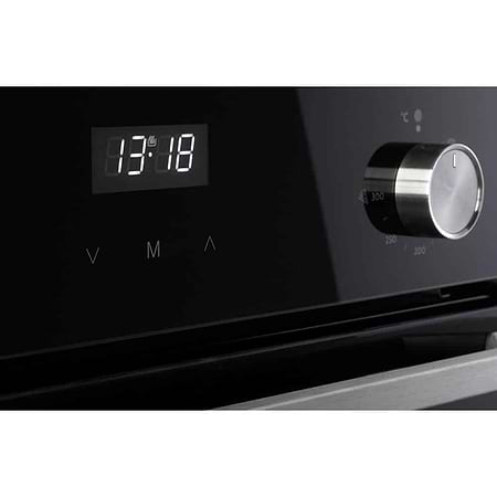 מק״ט מוצר  - תנור בילד אין 90 ס”מ דלונגי Delonghi NSM90MXIL גימור שחור