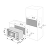 תנור בילד אין 90 ס”מ דלונגי Delonghi NSM90MXIL גימור שחור - 4979₪