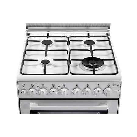 תנור דו תאי משולב דלונגי Delonghi DCS12EDW גימור לבן - 4290₪