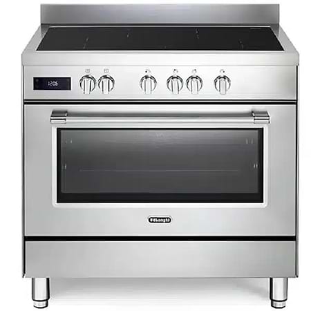 תנור משולב אינדוקציה 90 ס”מ דלונגי Delonghi PRO96MXINED גימור נירוסטה