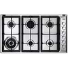 כיריים גז 6 להבות 90 ס”מ דלונגי Delonghi NDG107X גימור נירוסטה