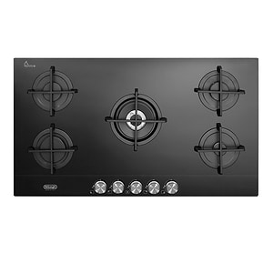 כיריים גז 5 להבות 90 ס”מ דלונגי Delonghi NSL590NCIL גימור שחור