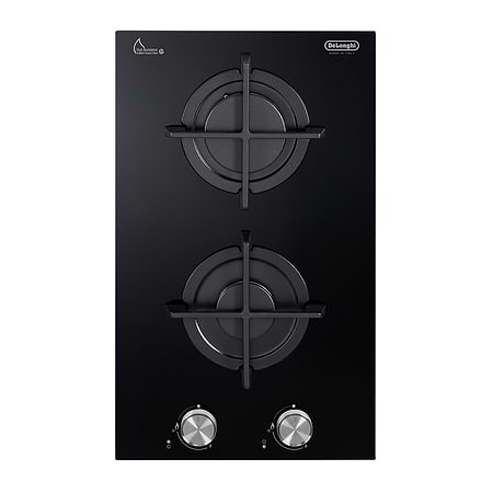כיריים גז דומינו 2 להבות דלונגי Delonghi NSL230NCIL גימור שחור