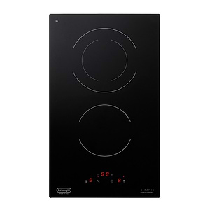 כיריים קרמיות דומינו 2 להבות דלונגי Delonghi PVC31NIL גימור שחור