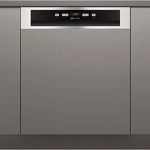 מדיח כלים חצי אינטגרלי באוקנכט Bauknecht BBC3C26PFXAIS פאנל נירוסטה