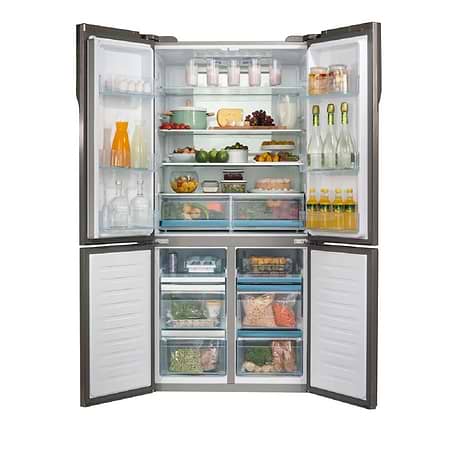 מקרר 632 ליטר 4 דלתות האייר HAIER HRF6200FSS מקפיא תחתון בגימור נירוסטה - 6490₪