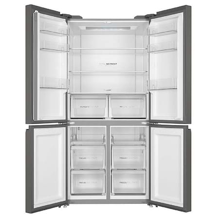 מקרר 640 ליטר 4 דלתות האייר HAIER HRF7100FSS מקפיא תחתון בגימור נירוטסה - 6290₪