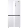 מקרר 640 ליטר 4 דלתות האייר HAIER HRF7100FW מקפיא תחתון בגימור זכוכית לבנה