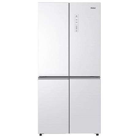 מקרר 640 ליטר 4 דלתות האייר HAIER HRF7100FW מקפיא תחתון בגימור זכוכית לבנה