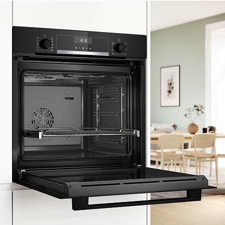 תנור בנוי בילד אין בוש Bosch HBG537EB3Y תוצרת גרמניה גימור שחור - 2990₪