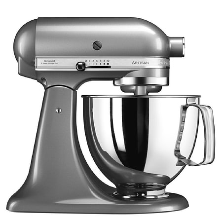 מיקסר 4.8 ליטר קיטשן אייד KitchenAid 5KSM125ECU גימור כסוף