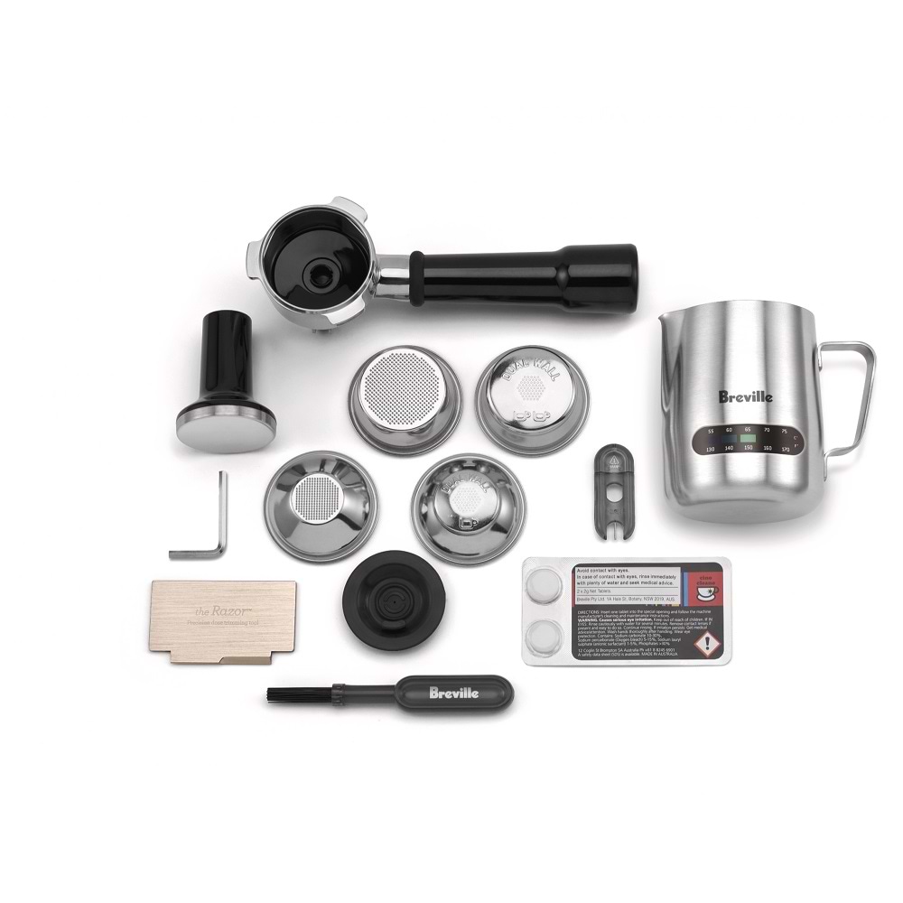 מכונת קפה טוחנת ברוויל Breville BES875BKS גימור שחור - 2990₪