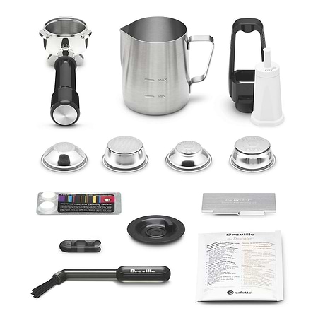 מכונת קפה טוחנת ברוויל Breville BES881BTR גימור שחור - 7767₪
