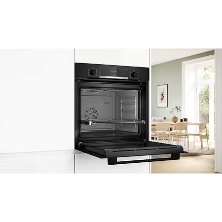 מק״ט מוצר  - תנור בילד אין 71 ליטר בוש Bosch HBA554EB3 גימור שחור