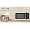 מיקרוגל דיגיטלי משולב גריל 34 ליטר סאוטר Sauter MWG3434 גימור שחור - 649₪